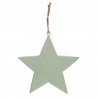 decoration de sapin de noel grande etoile metal vert pastel ib laursen