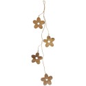fleurs en bois decoration murale a suspendre ib laursen