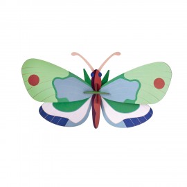 Papillon décoratif carton Studio Roof Mint Forest
