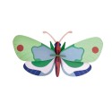 Papillon décoratif carton Studio Roof Mint Forest