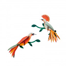Oiseau mural décoratif Studio Roof Obi