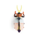 insecte decoration murale scarabee rhinoceros en carton studio roof