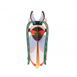 Décoration murale carton scarabée cosmos Studio Roof