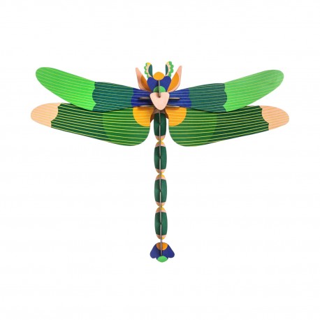 grande libellule decoration murale en carton studio roof