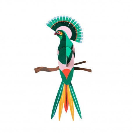 Oiseau décoratif mural carton Studio Roof Paradise Bird Gili