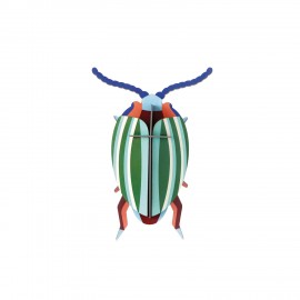 petit scarabee carton deco chrysolina studio roof rainbow leef beetle