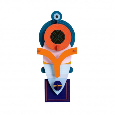 masque decoration murale studio roof lamu