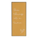 plaque deco metal message zen one thing at a time ib laursen