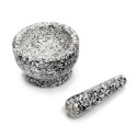 mortier et pilon cuisine granite gris zeller
