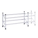 etagere rangement chaussures extensible metal zeller
