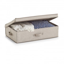 boite en tissu housse grand rangement zeller