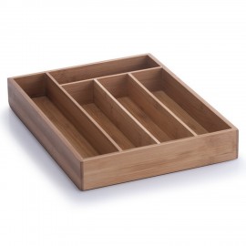 Range-couverts en bambou zeller 34 x 26 x 5 cm