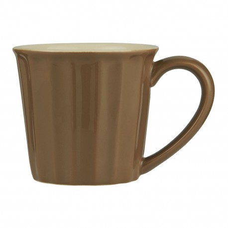 Mug classique côtelé grès IB Laursen