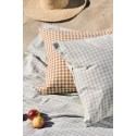 grande housse coussin vichy bleu clair carreaux coton ib laursen