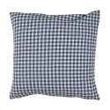 housse coussin coton petits carreaux bleu ib laursen