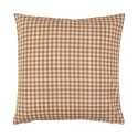 housse coussin coton vichy marron ib laursen