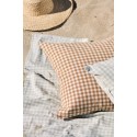 housse coussin coton vichy marron ib laursen