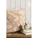 housse coussin coton vichy marron ib laursen