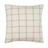 housse de coussin carreaux bleu coton ib laursen