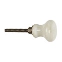 bouton de meuble ceramique blanche vintage ib laursen