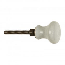 bouton de meuble ceramque gris clair ib laursen