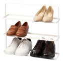 etagere range chaussures design blanc compact yamazaki tower