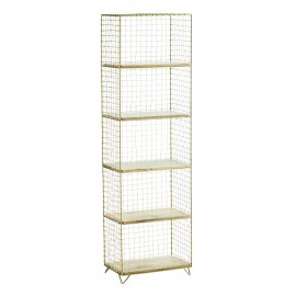 Etagère à poser grillagée 5 tablettes Madam Stoltz