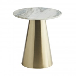 Table basse d'appoint marbre métal Madam Stoltz