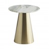 Table basse d'appoint marbre métal Madam Stoltz