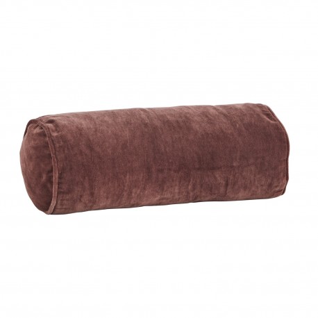 coussin traversin velours rose madam stoltz