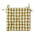 coussin de chaise carreaux jaune moutarde madam stoltz