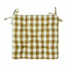 Coussin de chaise carreaux Madam Stoltz