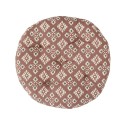 coussin de chaise rond rose corail coton madam stoltz