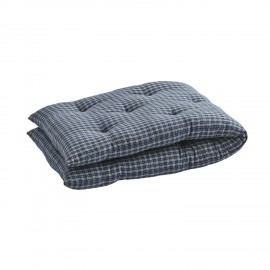 Coussin long banc carreaux coton Madam Stoltz