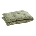 matelas de banc assise vert carreaux madam stoltz