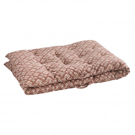 grand matelas transat coton rose corail madam stoltz