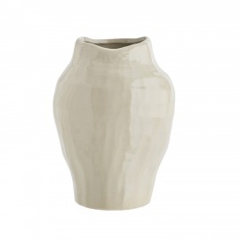 vase gres organique beige madam stoltz