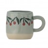 petit mug enfant gres bleu cerises bloomingville millie