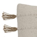 coussin salon coton recycle beige naturel bloomingville ensar