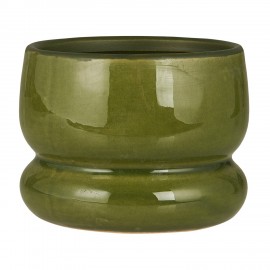 cache pot ceramique vert brillant ib laursen