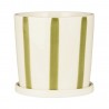 Cache-pot rayé céramique IB Laursen