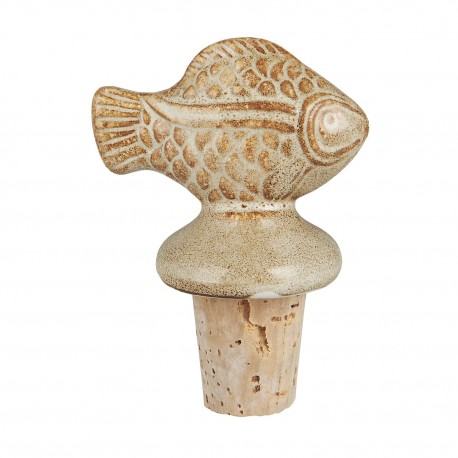 Bouchon de bouteille céramique poisson IB Laursen