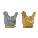Coquetier poule grès Bloomingville Birdy set de 2
