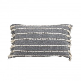 Coussin salon coton franges Bloomingville Atitki