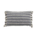 Coussin salon coton franges Bloomingville Atitki