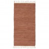 petit tapis chambre coton brique rouille ib laursen