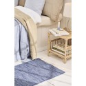 tapis chambre coton bleu marine fonce ib laursen