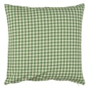 housse de coussin vichy vert coton ib laursen