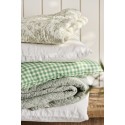 housse de coussin vichy vert coton ib laursen