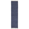 tapis long de couloir bleu marine coton ib laursen